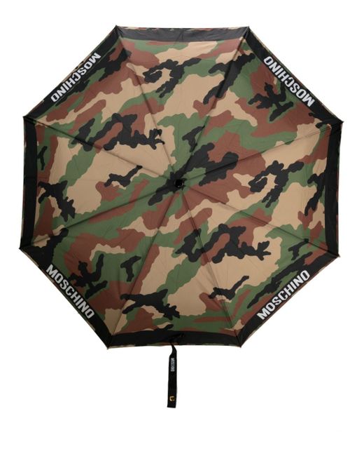 Moschino camouflage-print foldable umbrella