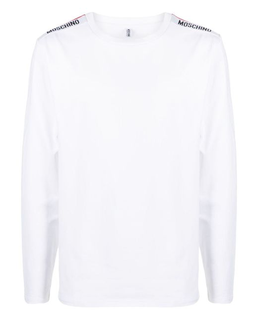 Moschino logo-print long-sleeve T-shirt
