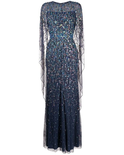Jenny Packham Delphine sequin-embellished gown dress