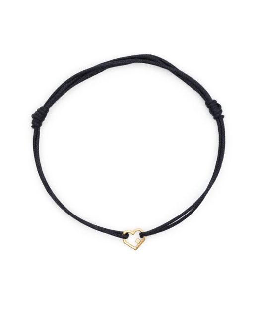 Aliita heart-charm cord bracelet