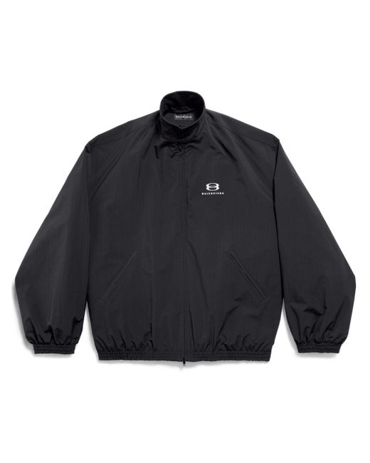 Balenciaga logo-print hooded jacket