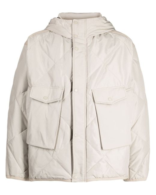 Five Cm diamond-quilted padded jacket