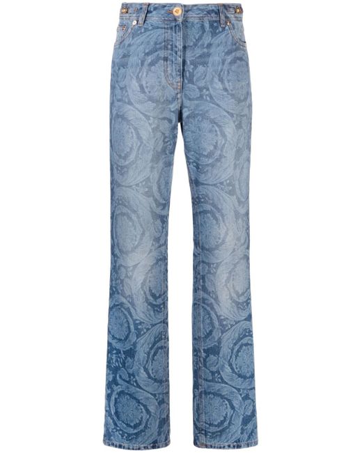 Versace Barocco straight-leg jeans