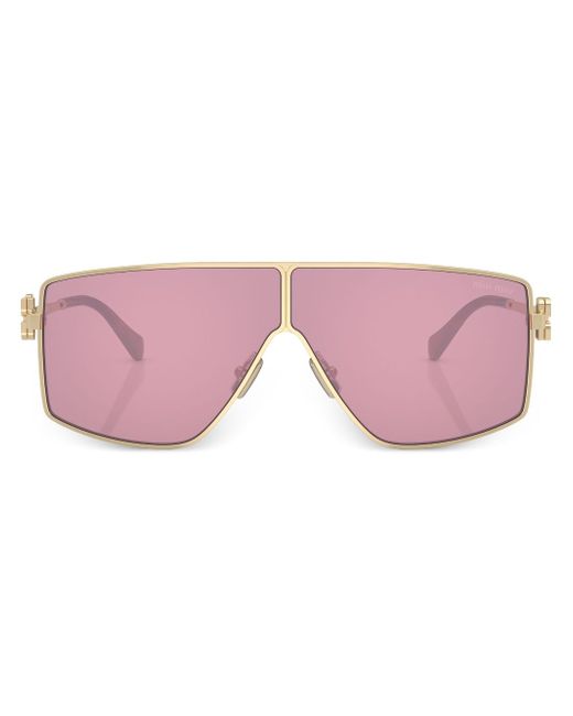 Miu Miu oversize-frame tinted sunglasses