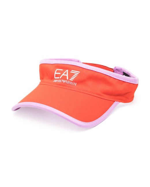 Ea7 logo-stamp open-crown cap