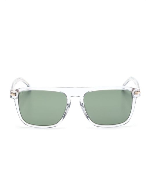 Boss 1599/S square-frame transparent sunglasses