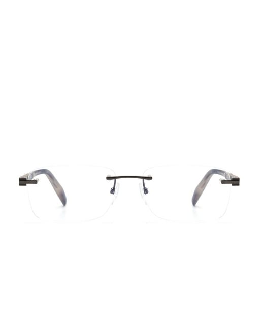 Chopard rimless rectangle-frame glasses