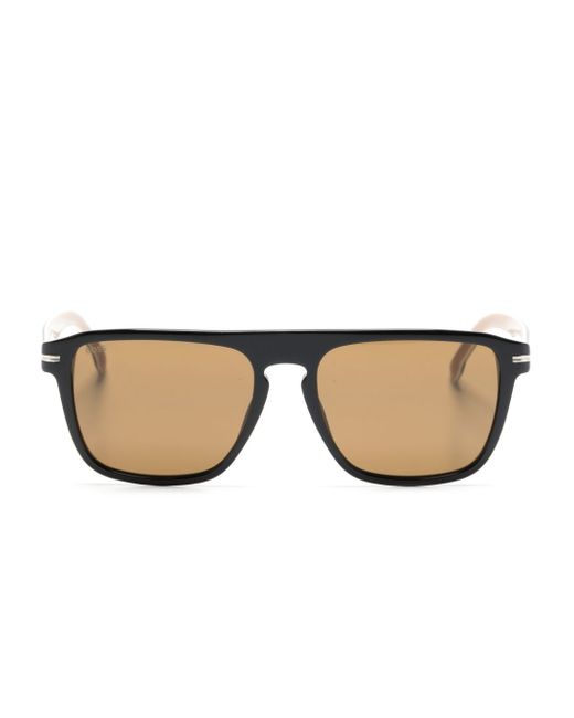 Boss rectangle-shape tinted sunglasses