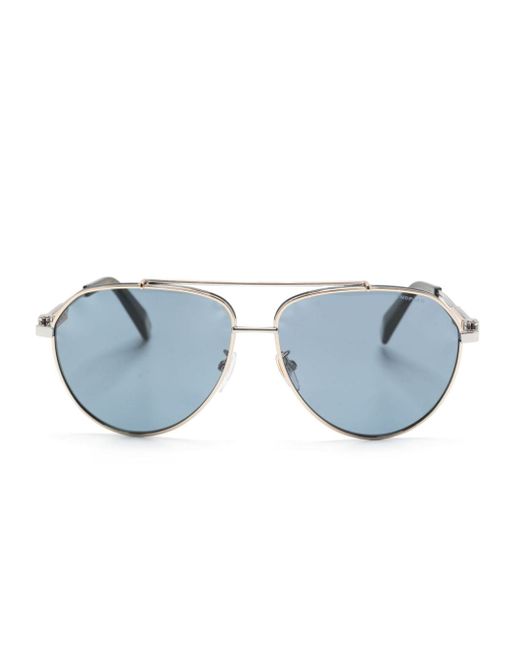 Chopard logo-plaque pilot-frame sunglasses