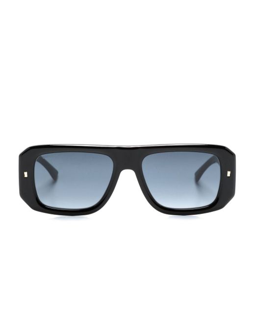 Dsquared2 logo-print pilot-frame sunglasses