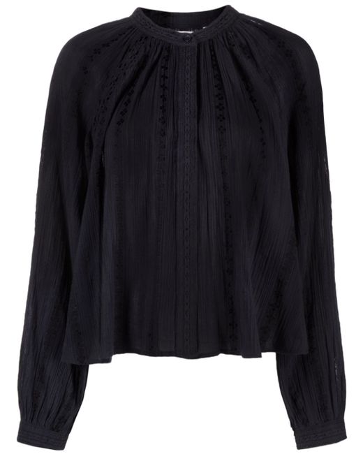 marant étoile Janelle crochet-detailed blouse