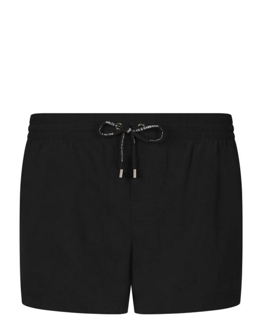 Dolce & Gabbana drawstring-fastening swim shorts