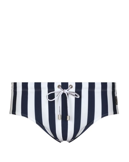 Dolce & Gabbana striped swimming trunks