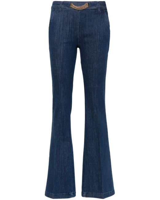 Liu •Jo chain-link flared jeans