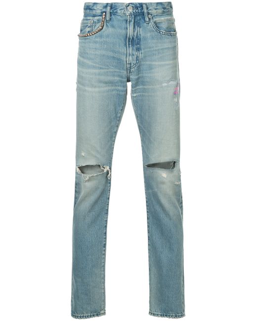 Hysteric Glamour distressed slim-fit jeans