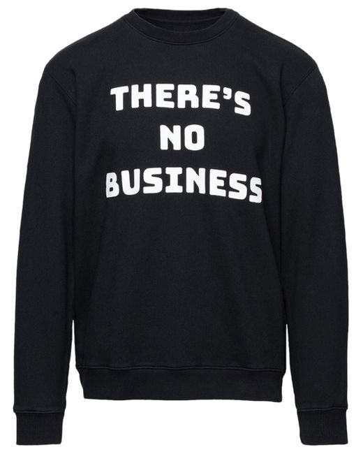 Aztech Mountain No Biz slogan-print sweatshirt