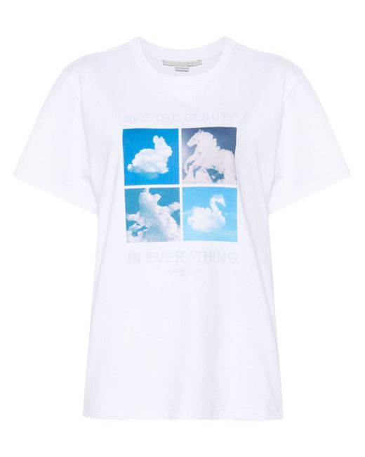 Stella McCartney cloud-print T-shirt