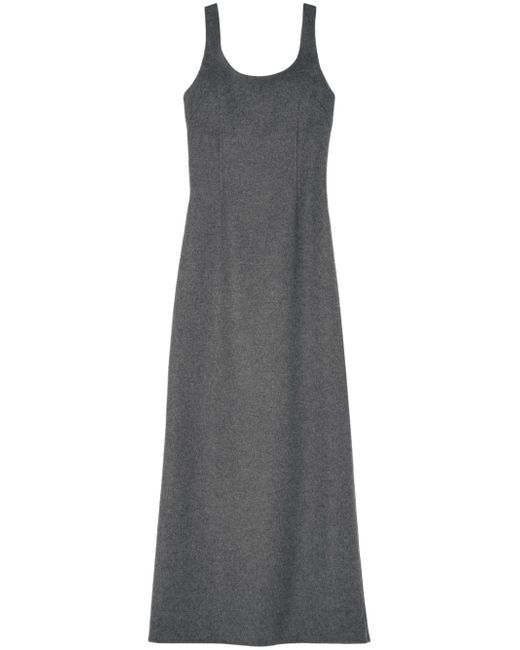 St. John scoop-neck sleeveless dress