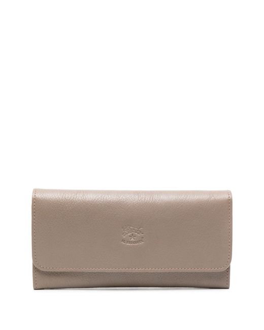 Il Bisonte logo-debossed leather wallet