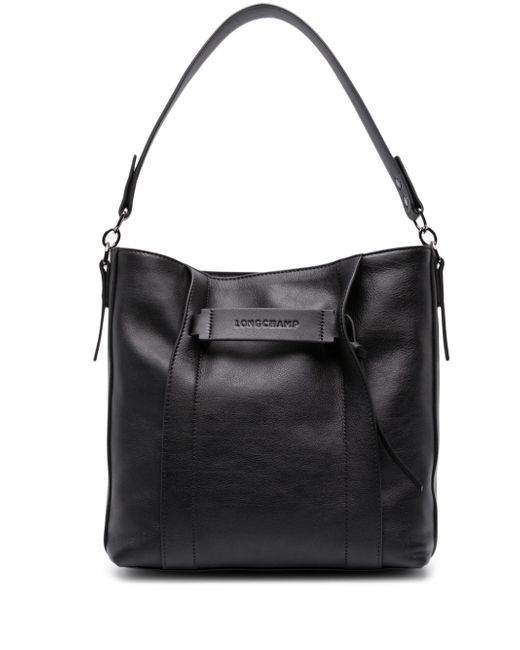 Longchamp medium leather shoulder bag
