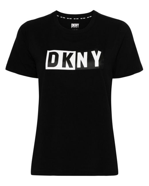 Dkny logo-print performance T-shirt