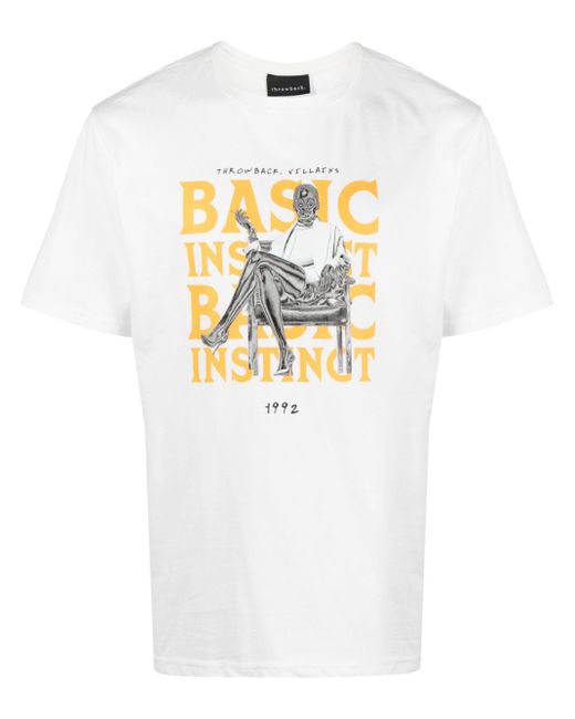 Throwback. Basic Instinct-print T-shirt