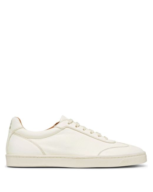 Brunello Cucinelli logo-print panelled low-top sneakers