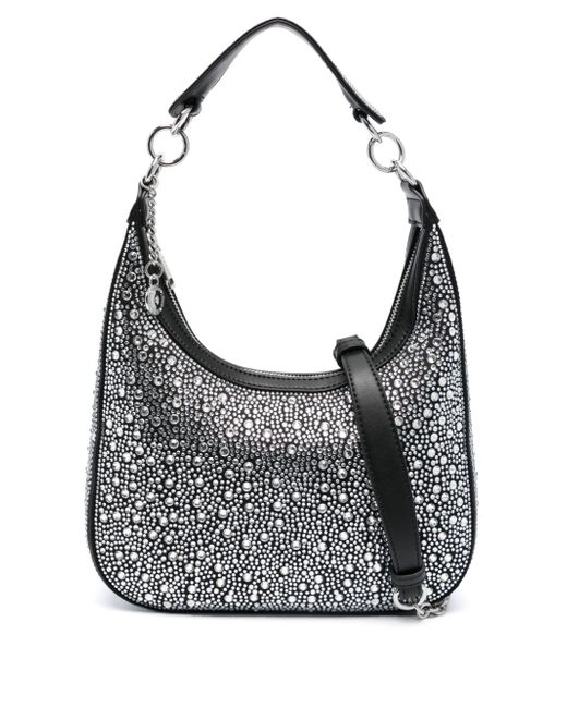 Liu •Jo crystal-embellished zipped shoulder bag