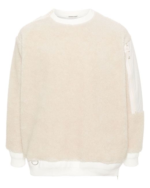 Undercover fleece long-sleeved sweatshirt