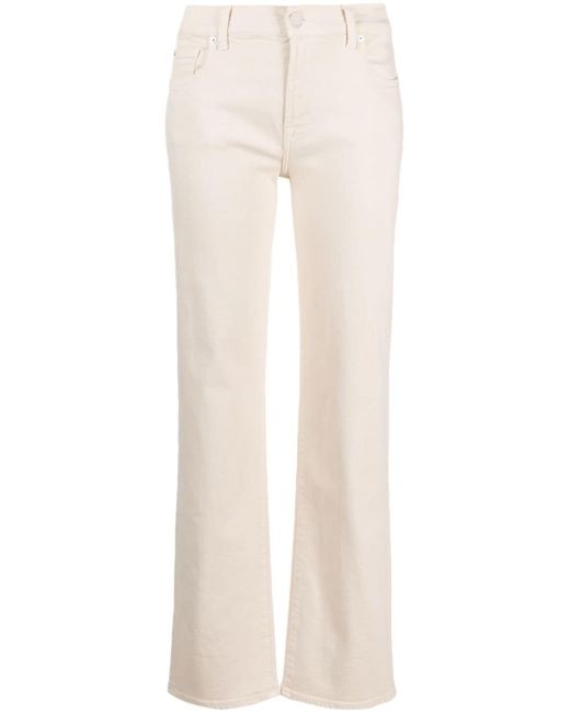 7 For All Mankind Ellie mid-rise straight-leg jeans