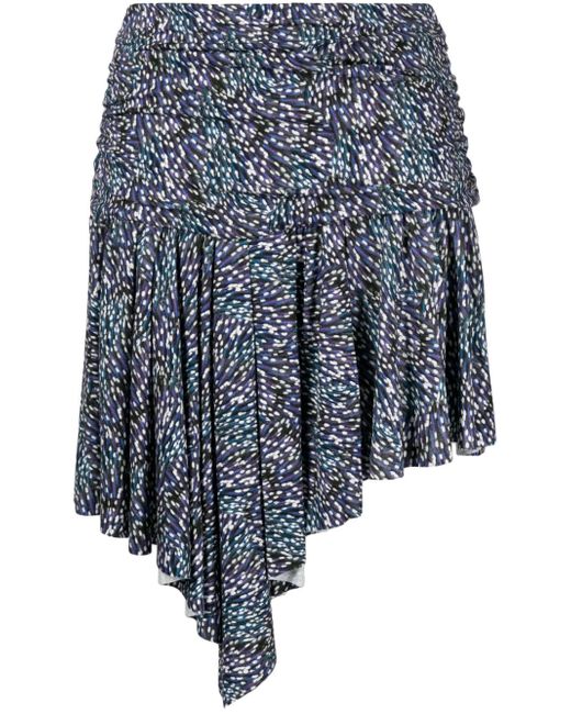 marant étoile Juliany spot-print miniskirt