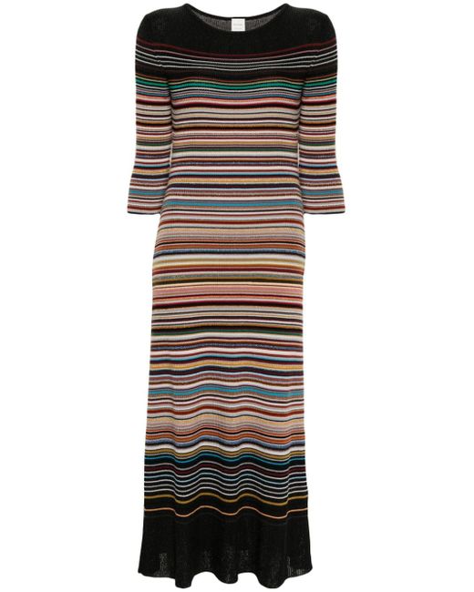Paul Smith Signature Stripe knitted midi dress