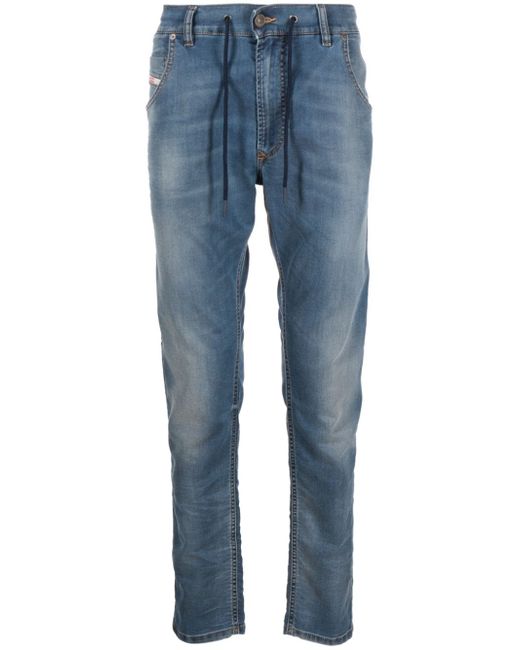 Diesel Krooley-E-Ne low-rise tapered jeans