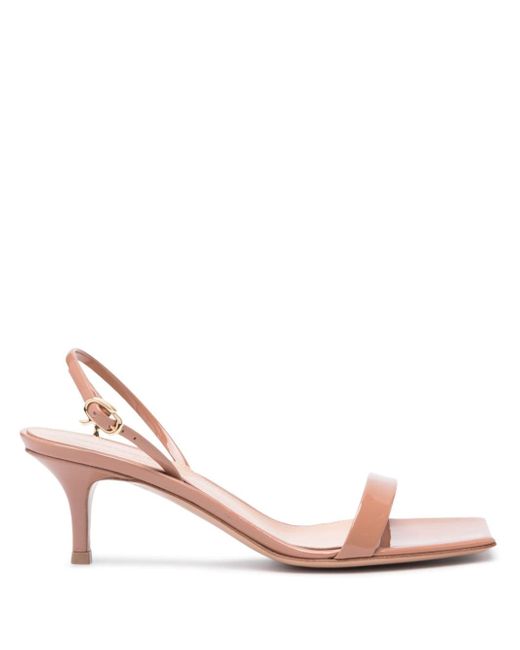Gianvito Rossi Ribbon 65mm leather sandals
