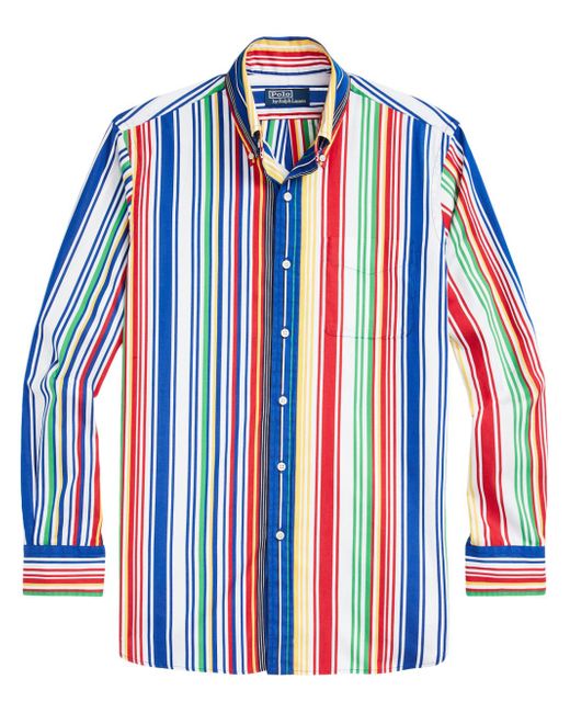 Polo Ralph Lauren classic-collar striped shirt