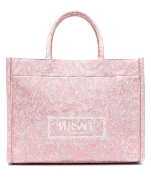 Versace Athena Barocco-print tote bag
