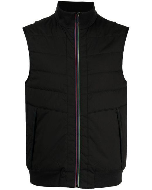 PS Paul Smith Mixed Media quilted gilet