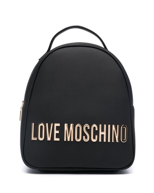 Love Moschino logo-lettering backpack