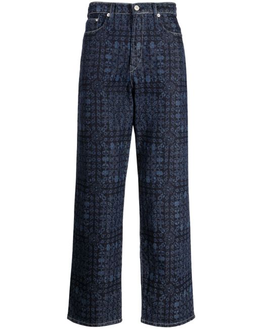 PS Paul Smith Laser-print straight jeans