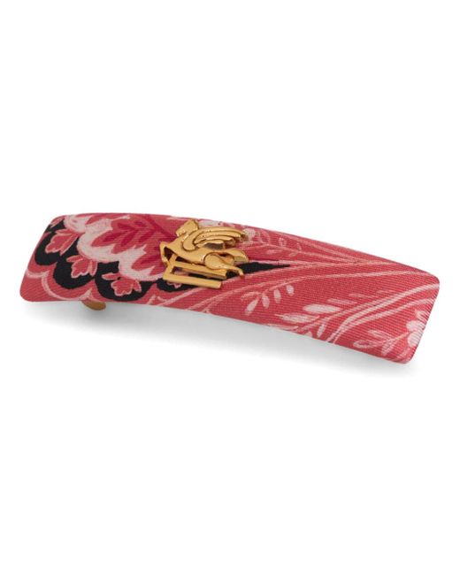 Etro floral-print hair clip