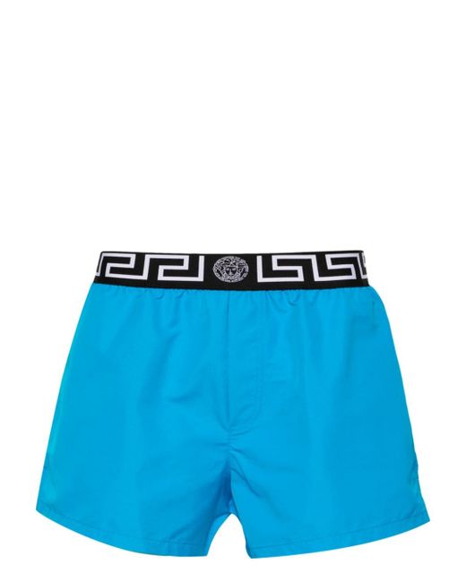 Versace Greca-waistband swim shorts