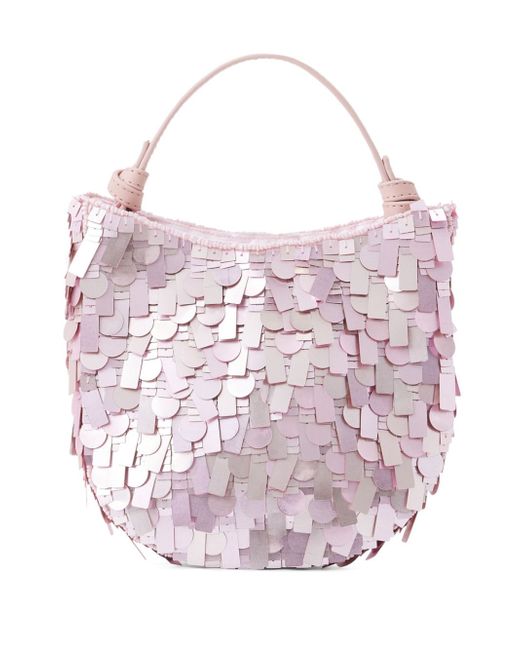 Staud Crescent paillette-embellished tote bag