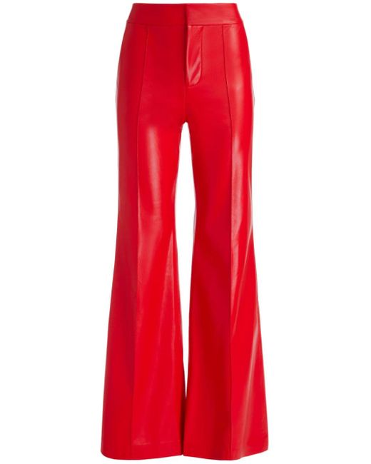 Alice + Olivia DYlan high-waist flared trousers