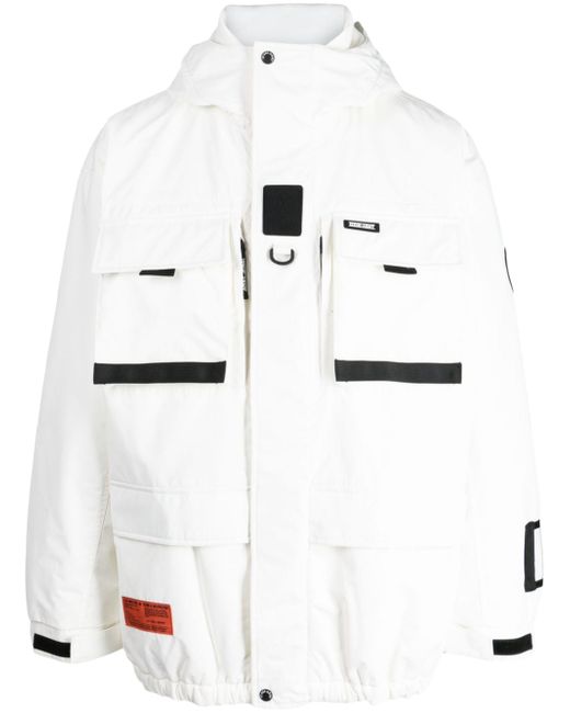 Izzue logo-print hooded jacket