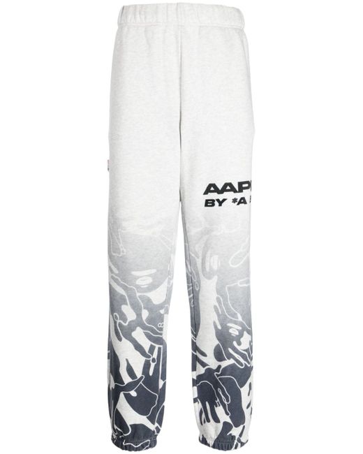 Aape By *A Bathing Ape® logo-print graphic-print track pants