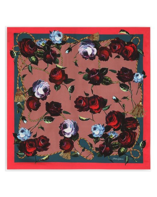 Dolce & Gabbana floral-print scarf