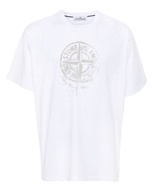 Stone Island Compass-print T-shirt