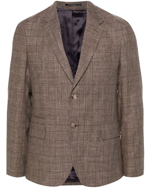 Paul Smith check-pattern single-breasted blazer