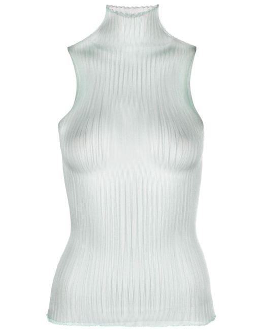 Aisling Camps high-neck ribbed tank top