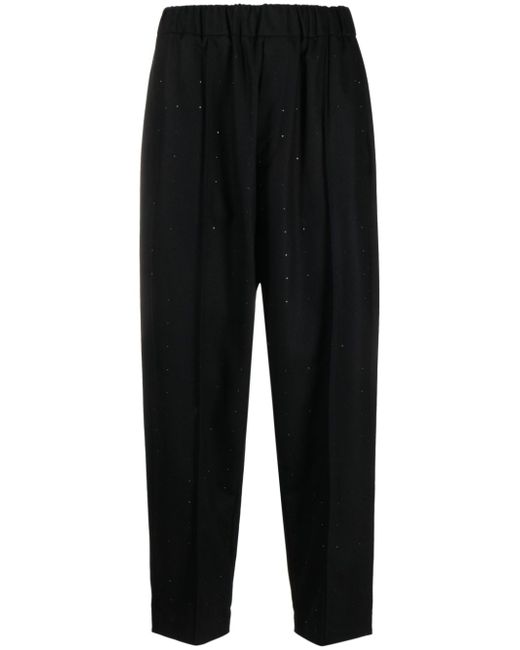 Undercover rhinestone-embellished tapered trousers